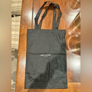 Saint Laurent Black Canvas Tote